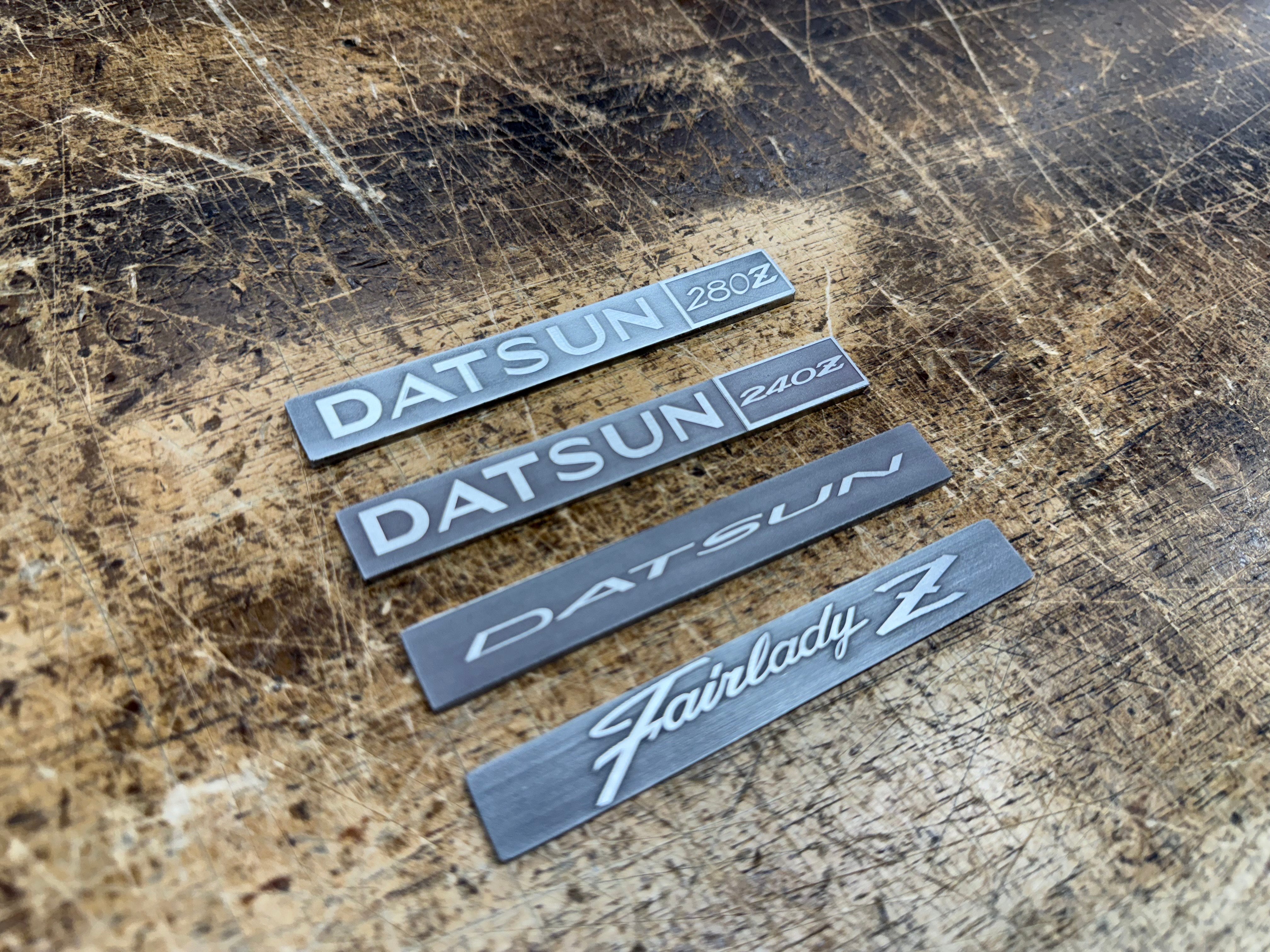 BILLET DASH BADGE EMBLEM | DATSUN | 240Z | 260Z | 280Z