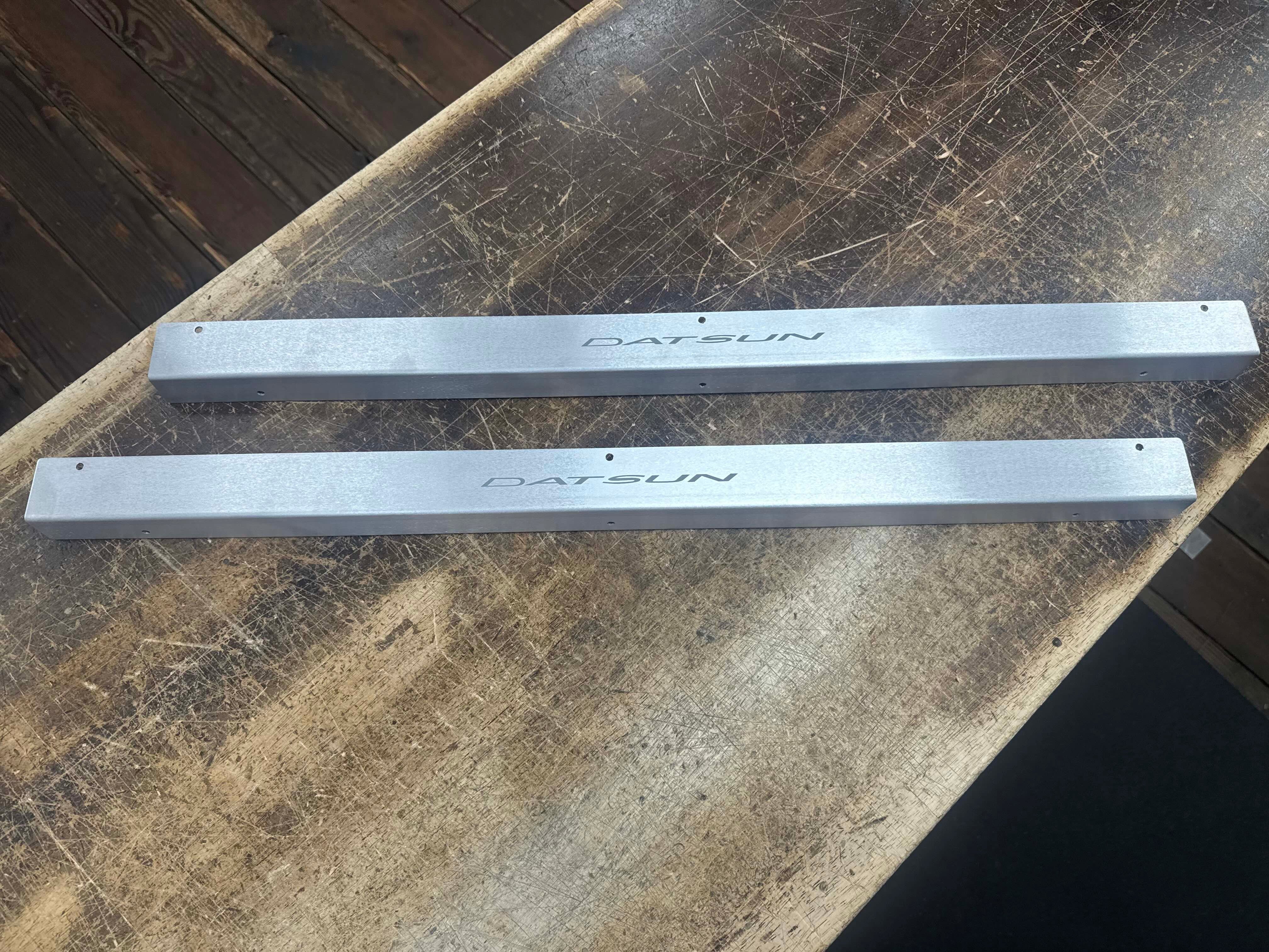 THRESHOLD PLATES, ENGRAVED ALUMINUM | DATSUN | 240Z | 260Z | 280Z