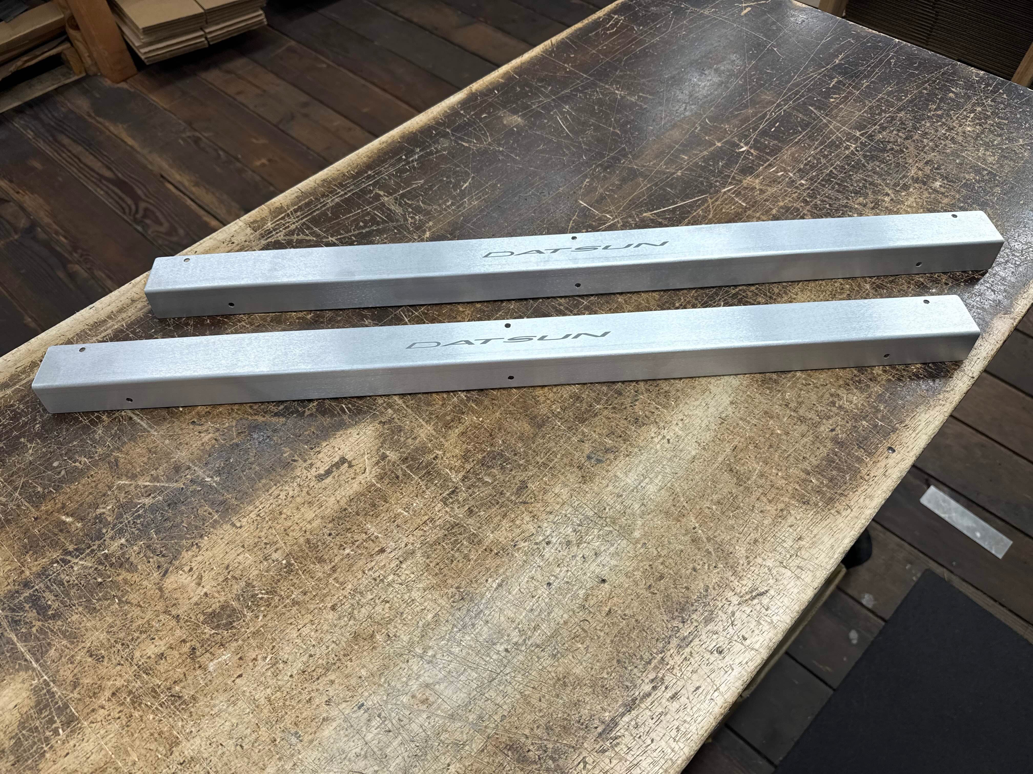 THRESHOLD PLATES, ENGRAVED ALUMINUM | DATSUN | 240Z | 260Z | 280Z