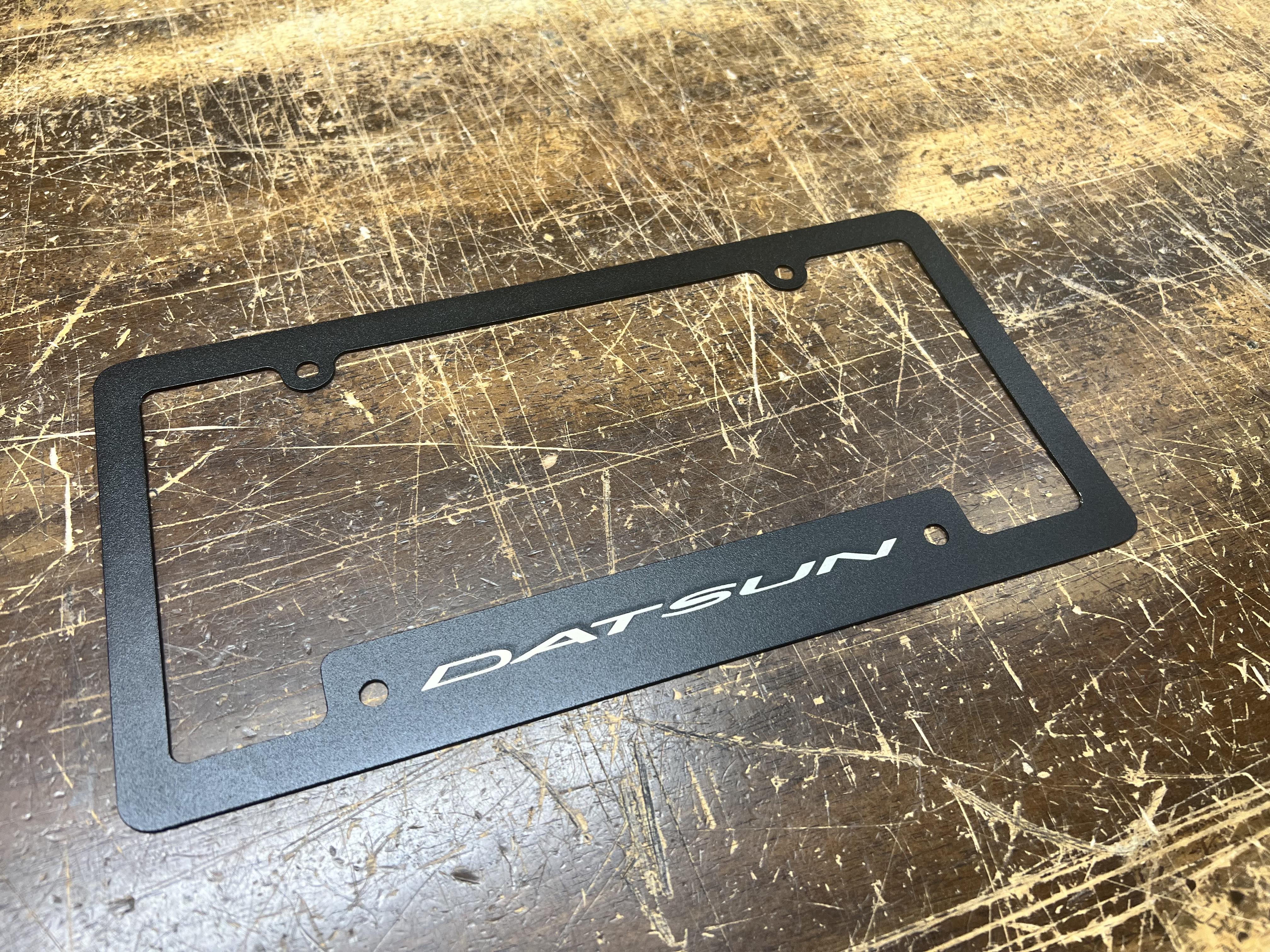 ENGRAVED LICENSE PLATE FRAME / HOLDER