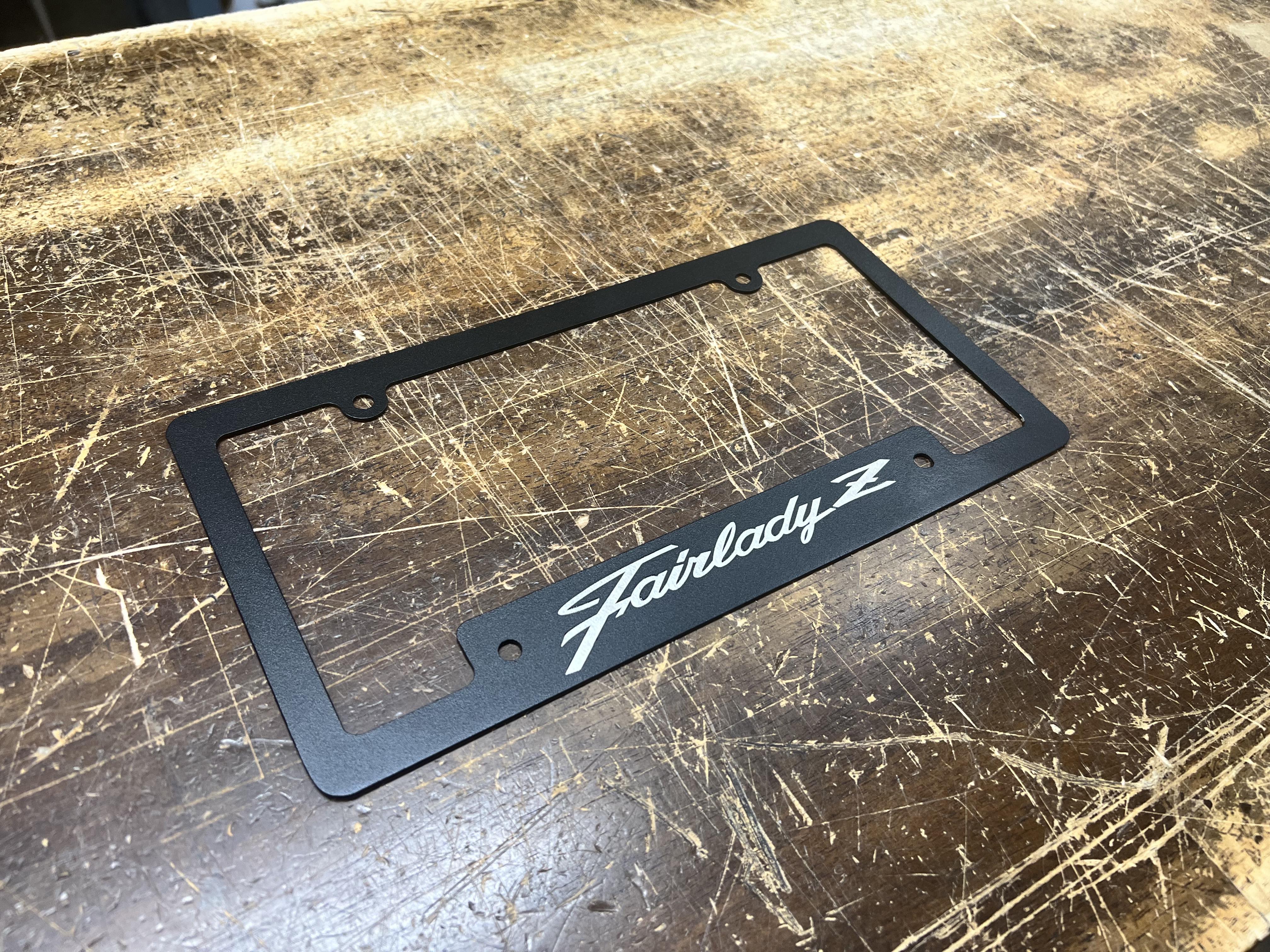 ENGRAVED LICENSE PLATE FRAME / HOLDER