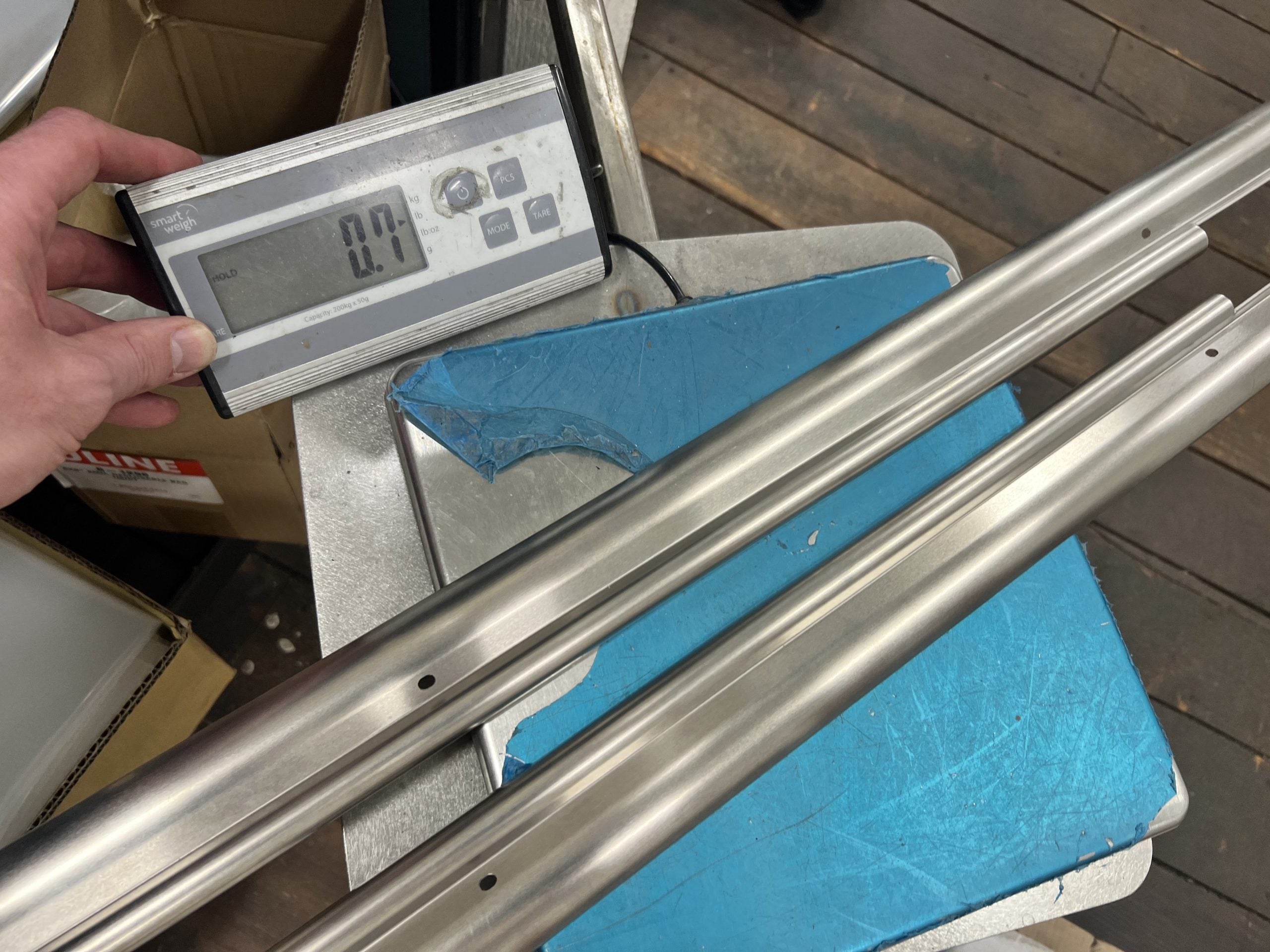 280Z Inner Scuff Plates, raw aluminum