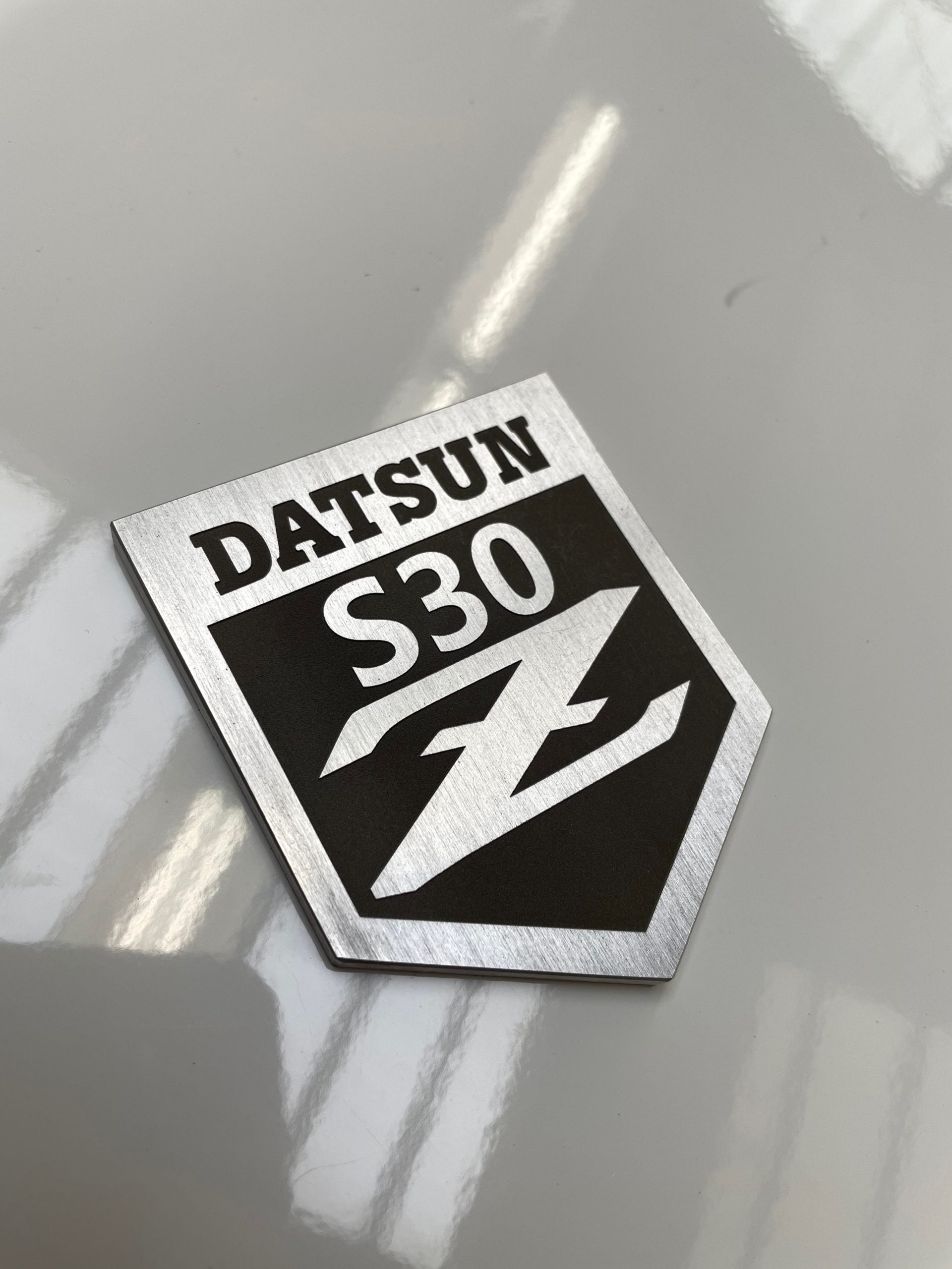 DATSUN Aluminum Badge