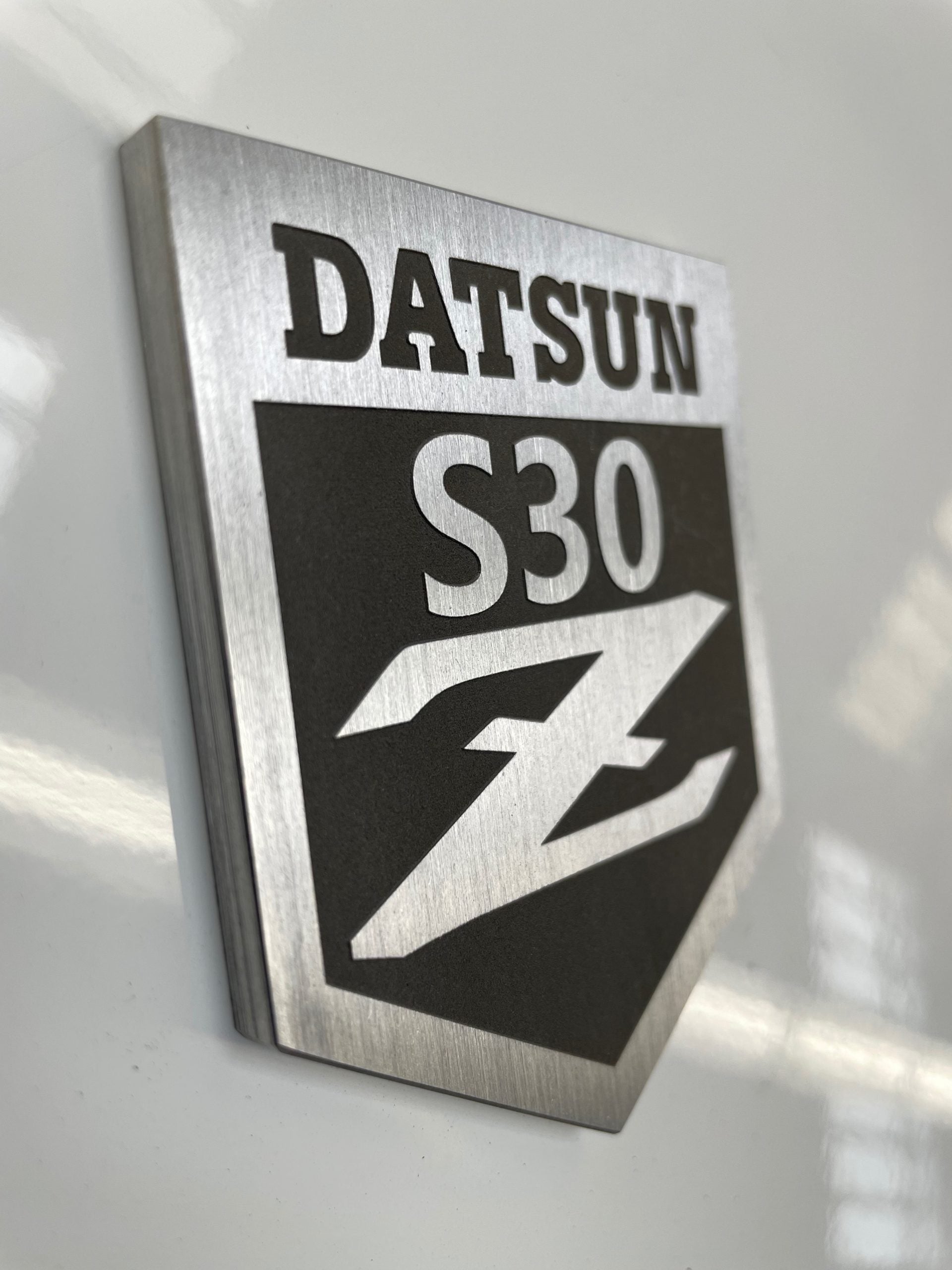 DATSUN Aluminum Badge