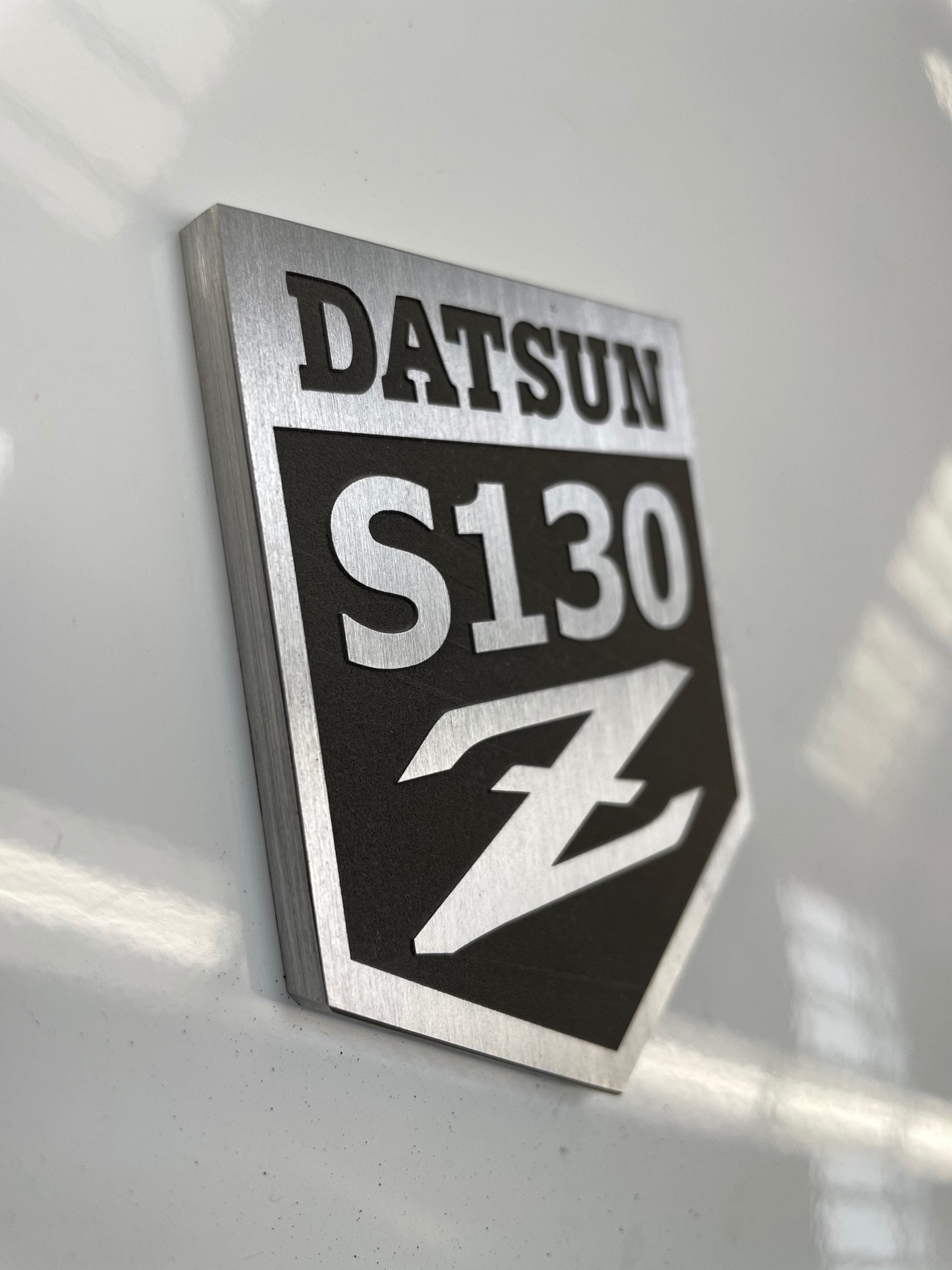 DATSUN Aluminum Badge