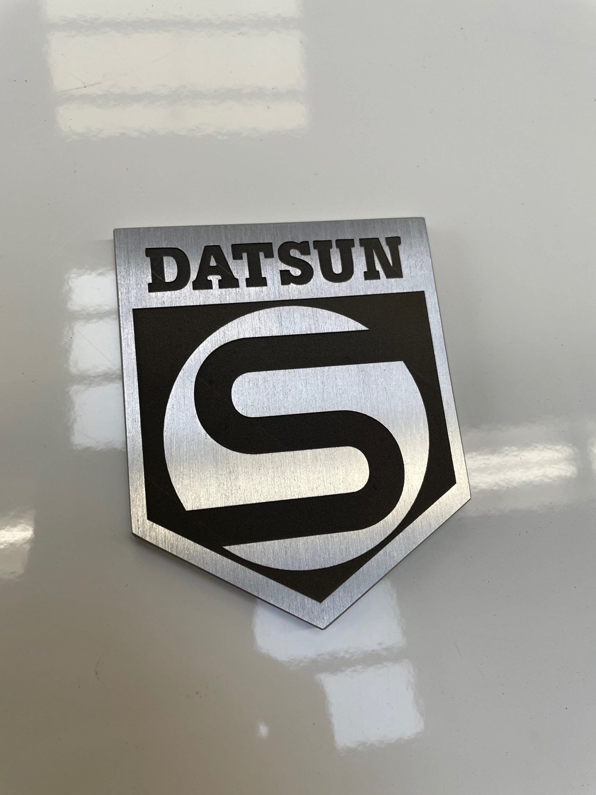 DATSUN Aluminum Badge