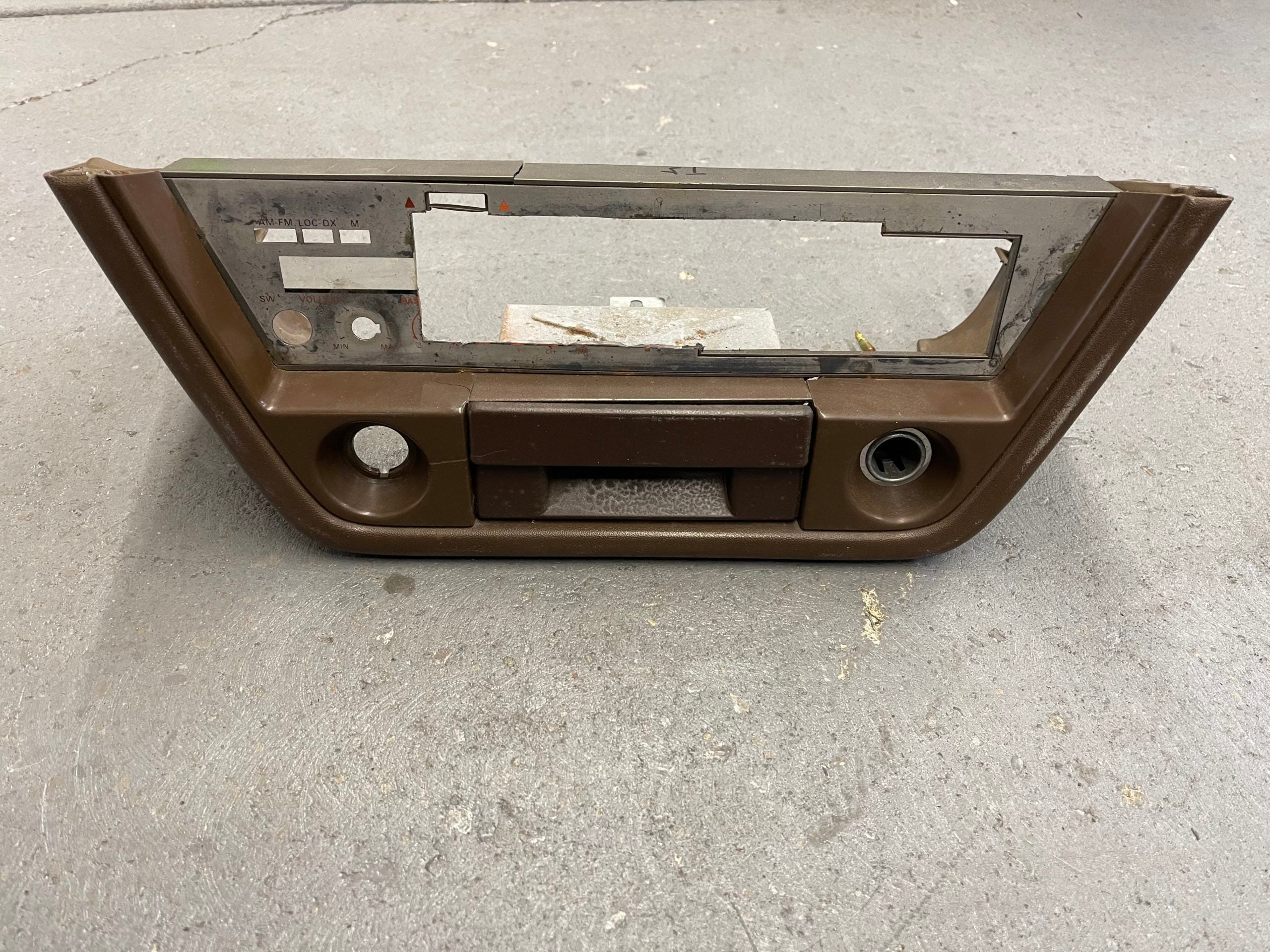 280ZX Radio Plate