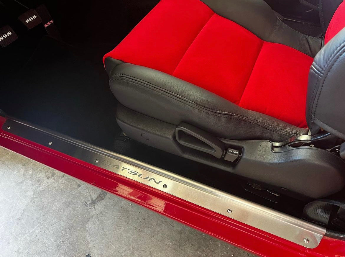 Skillard's Datsun 510 door sills. Car owned by @garysavage42