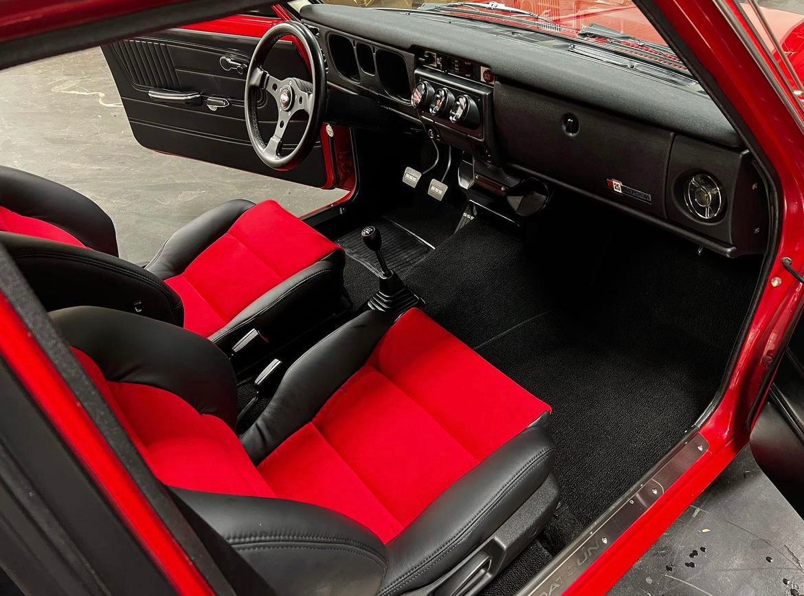 Skillard's Datsun 510 door sills. Car owned by @garysavage42