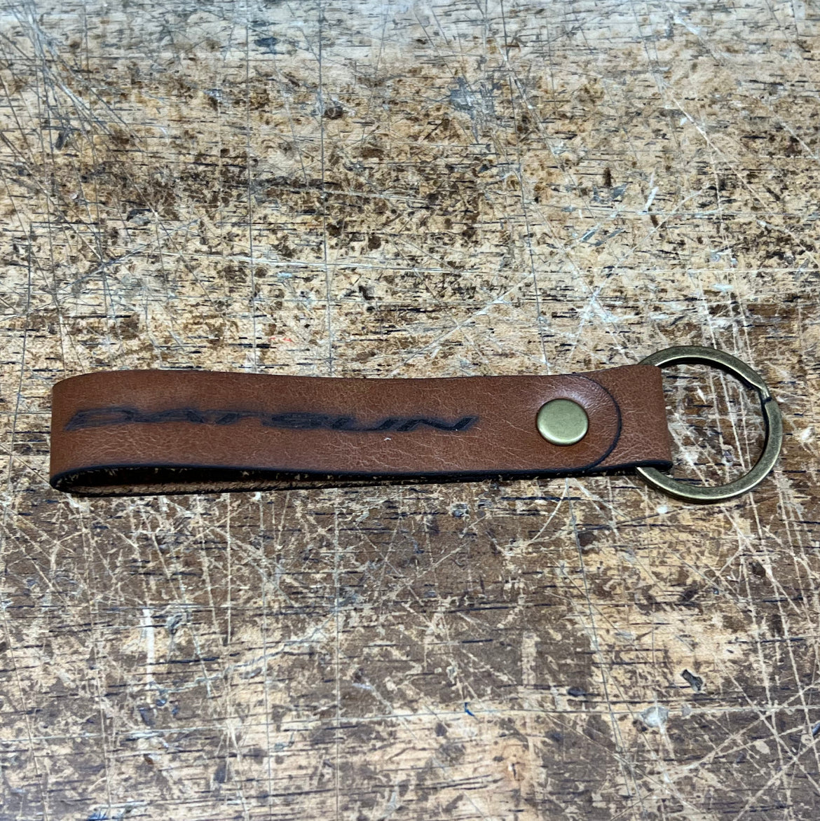 Key Loop - Walnut DATSUN