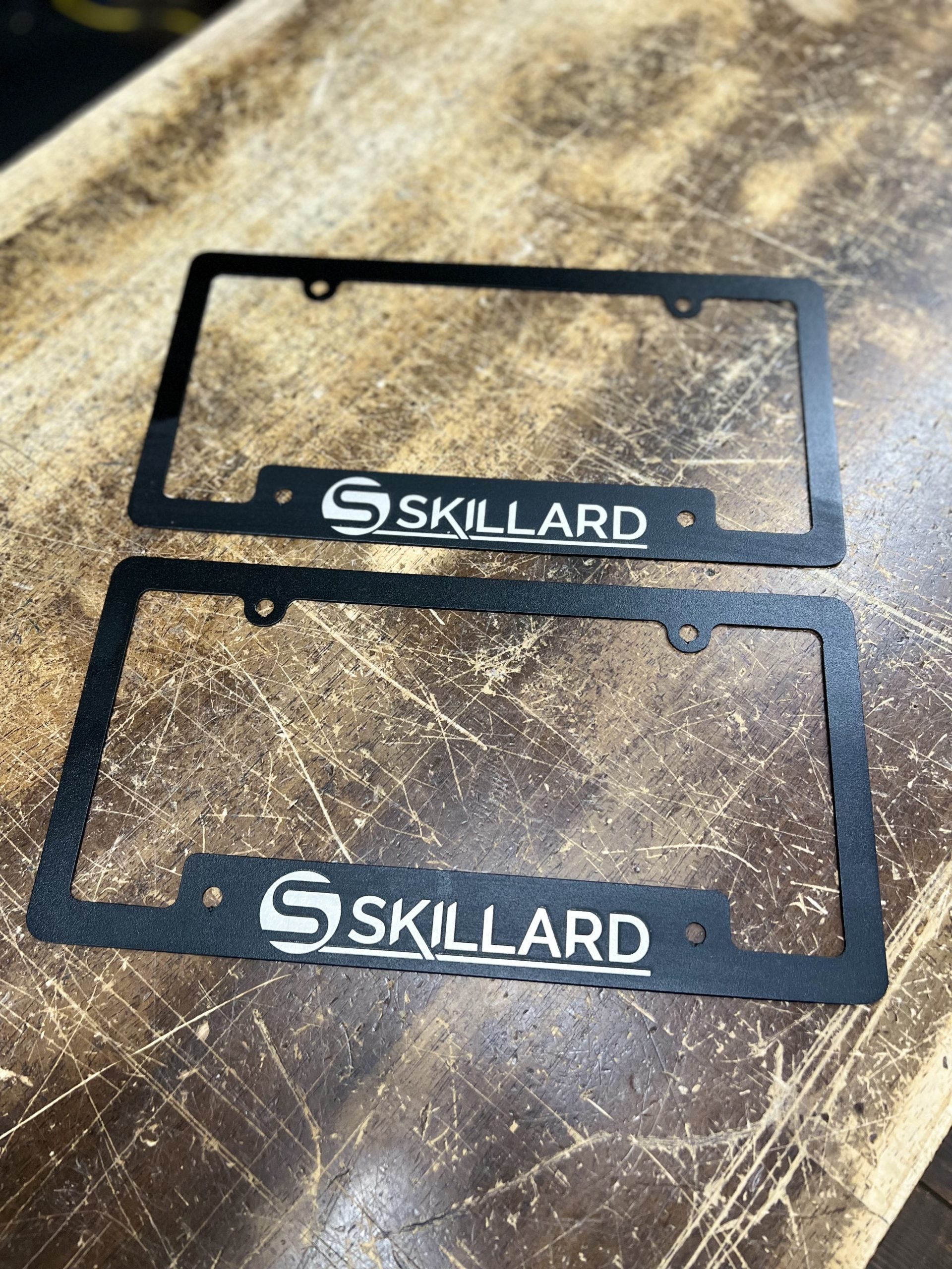 Engraved License Plate Holder - SKILLARD