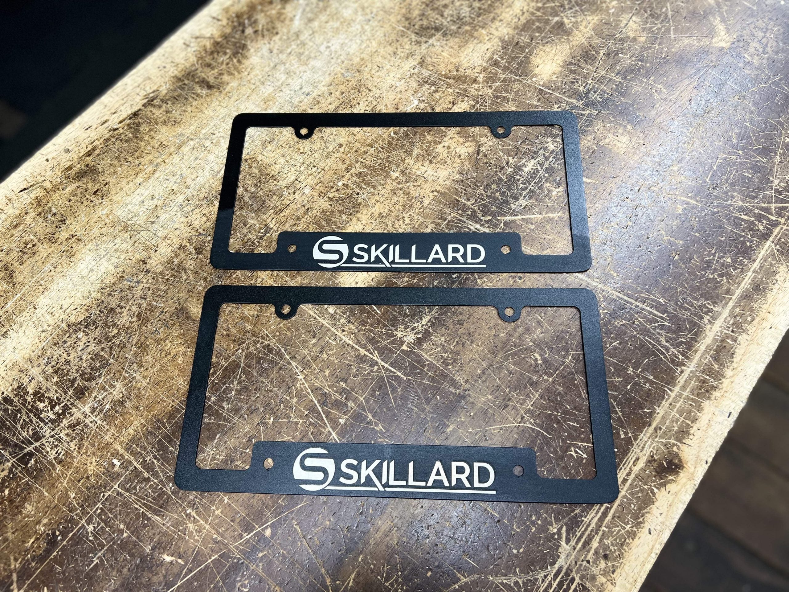 Engraved License Plate Holder - SKILLARD
