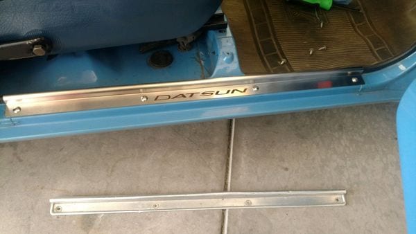 DOOR SILLS, STAINLESS STEEL | DATSUN | 620