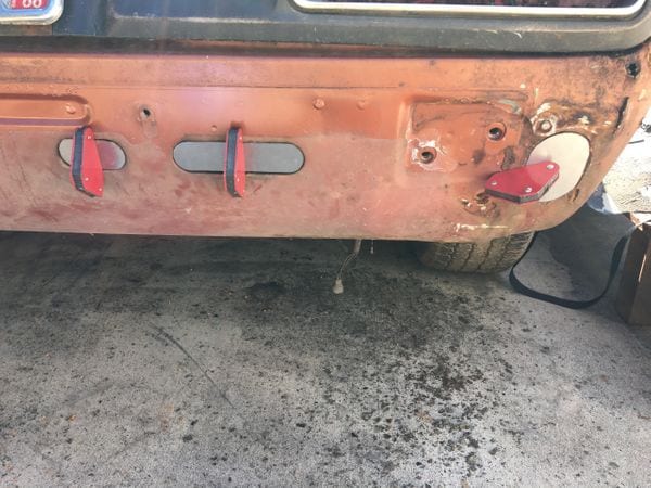 REAR BUMPER DELETE WELD-IN PLATES | DATSUN | 280Z