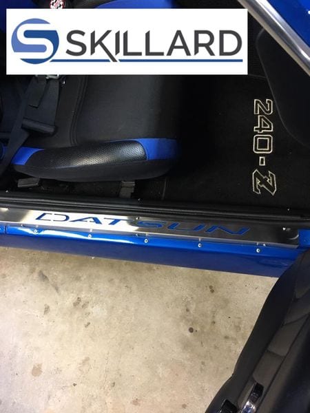 THRESHOLD PLATES, STAINLESS STEEL (SET OF 2) | DATSUN | 240Z | 260Z | 280Z