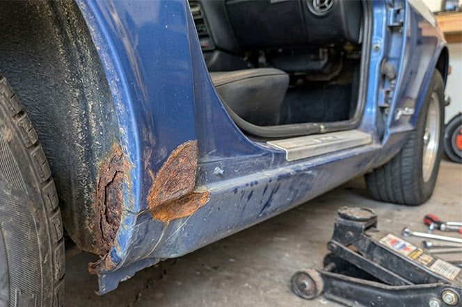 S30 Dog Leg Rust Repair: Patch vs Full Panel