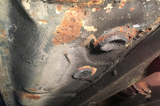 Underbody Rust on The Datsun Z: How to Remove It and Recoat