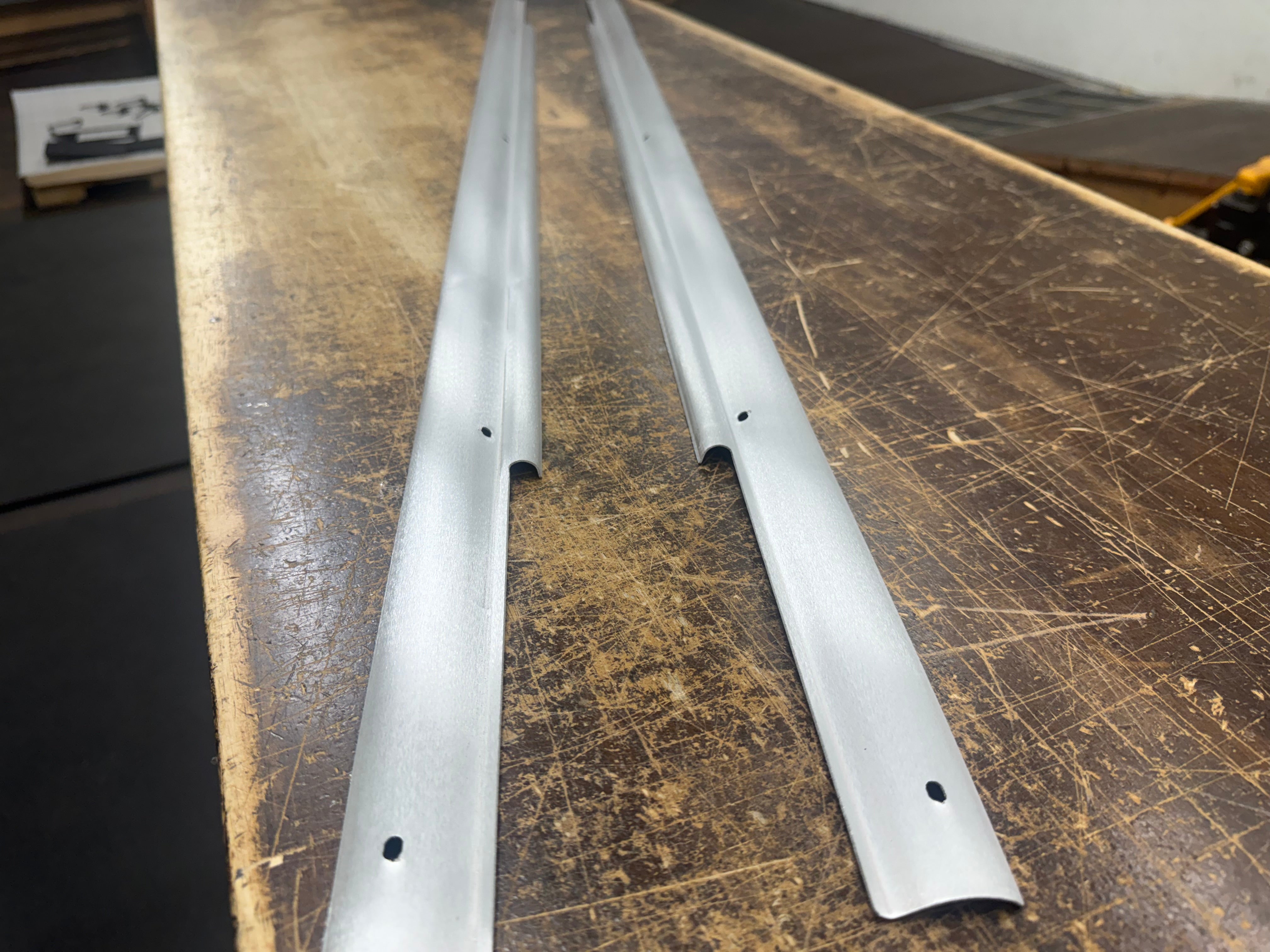 INNER SCUFF PLATES 2+2, ALUMINUM | DATSUN | 260Z | 280Z