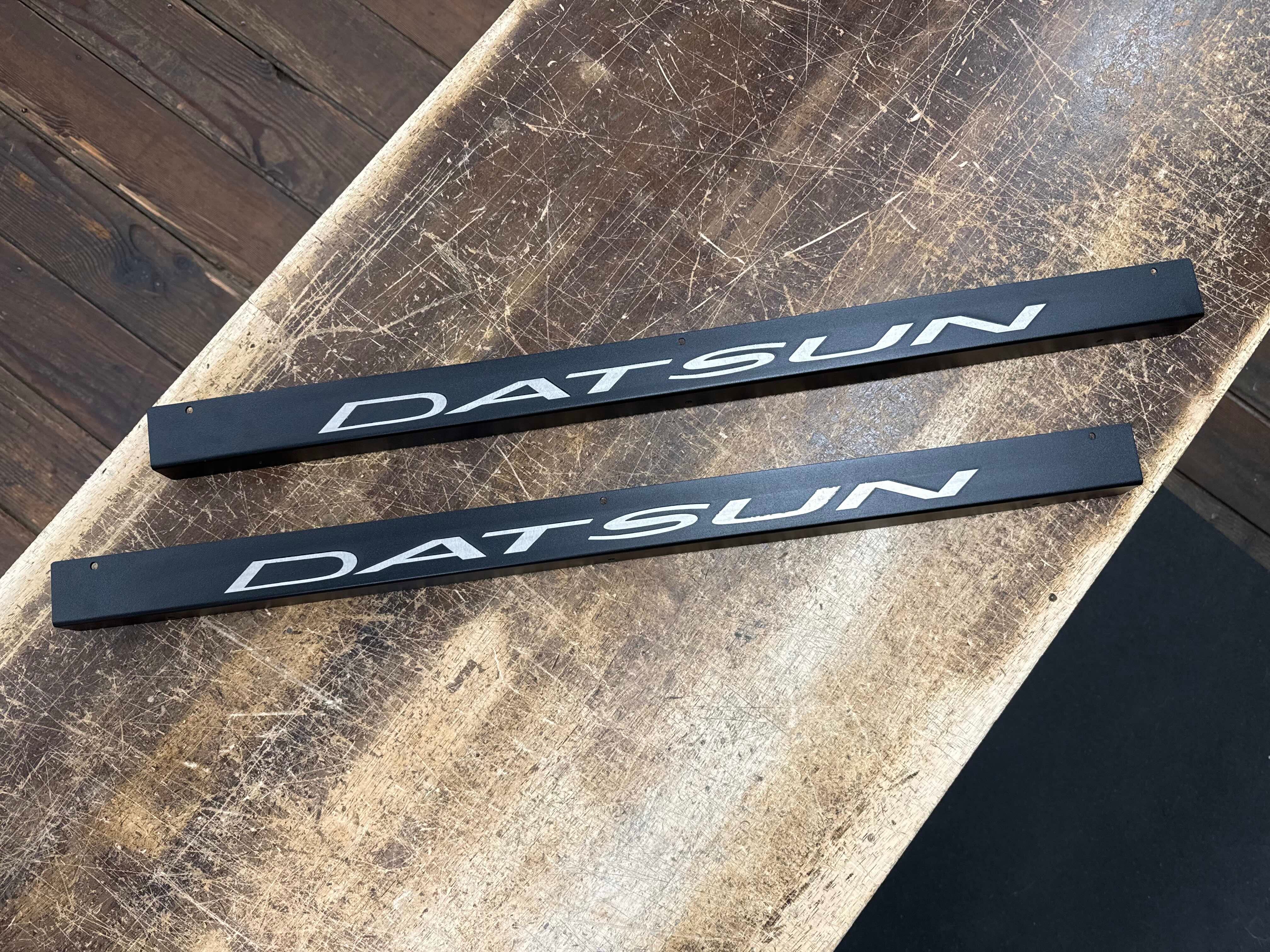 THRESHOLD PLATES, ENGRAVED ALUMINUM | DATSUN | 240Z | 260Z | 280Z