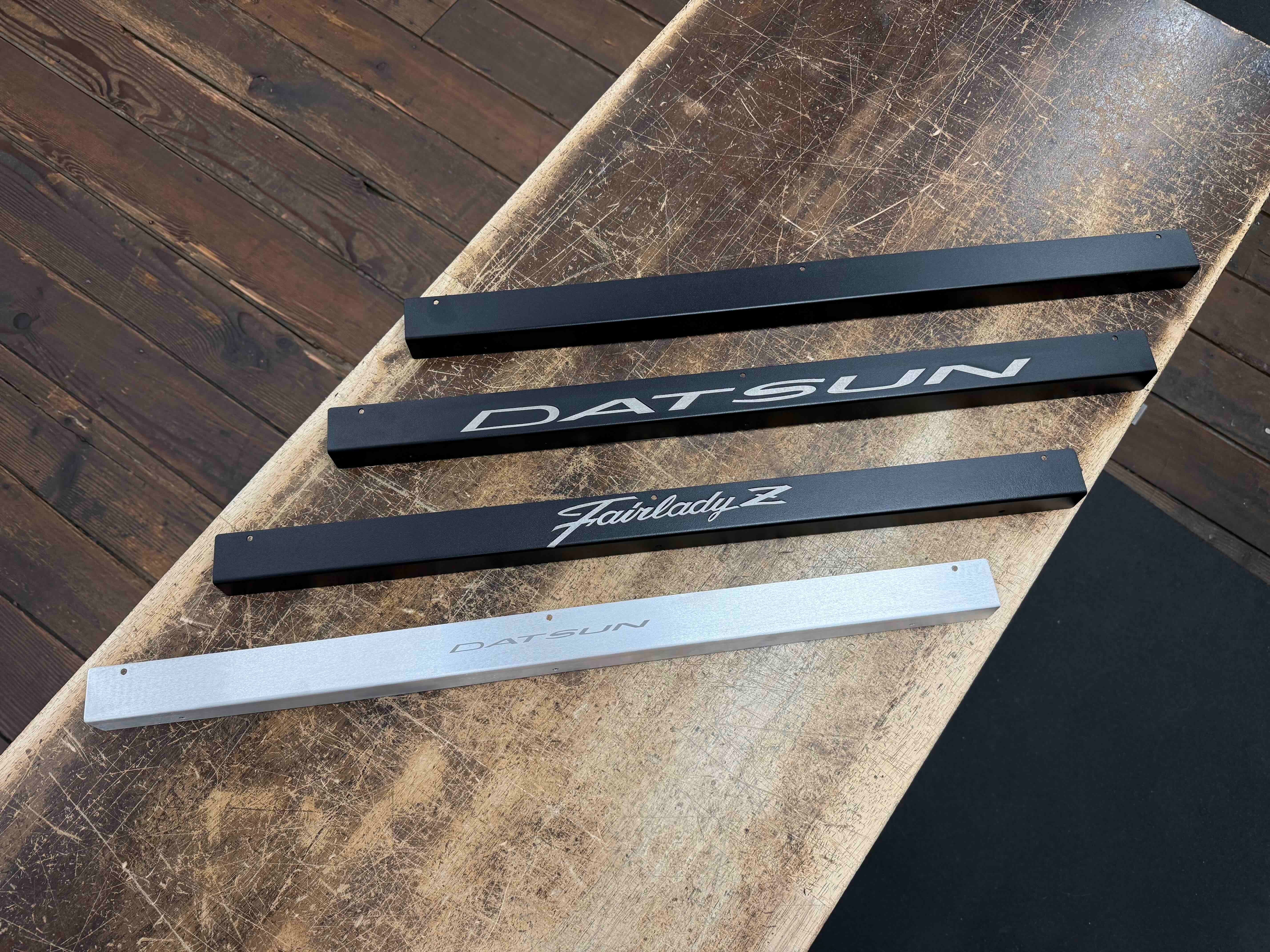 THRESHOLD PLATES, ENGRAVED ALUMINUM | DATSUN | 240Z | 260Z | 280Z