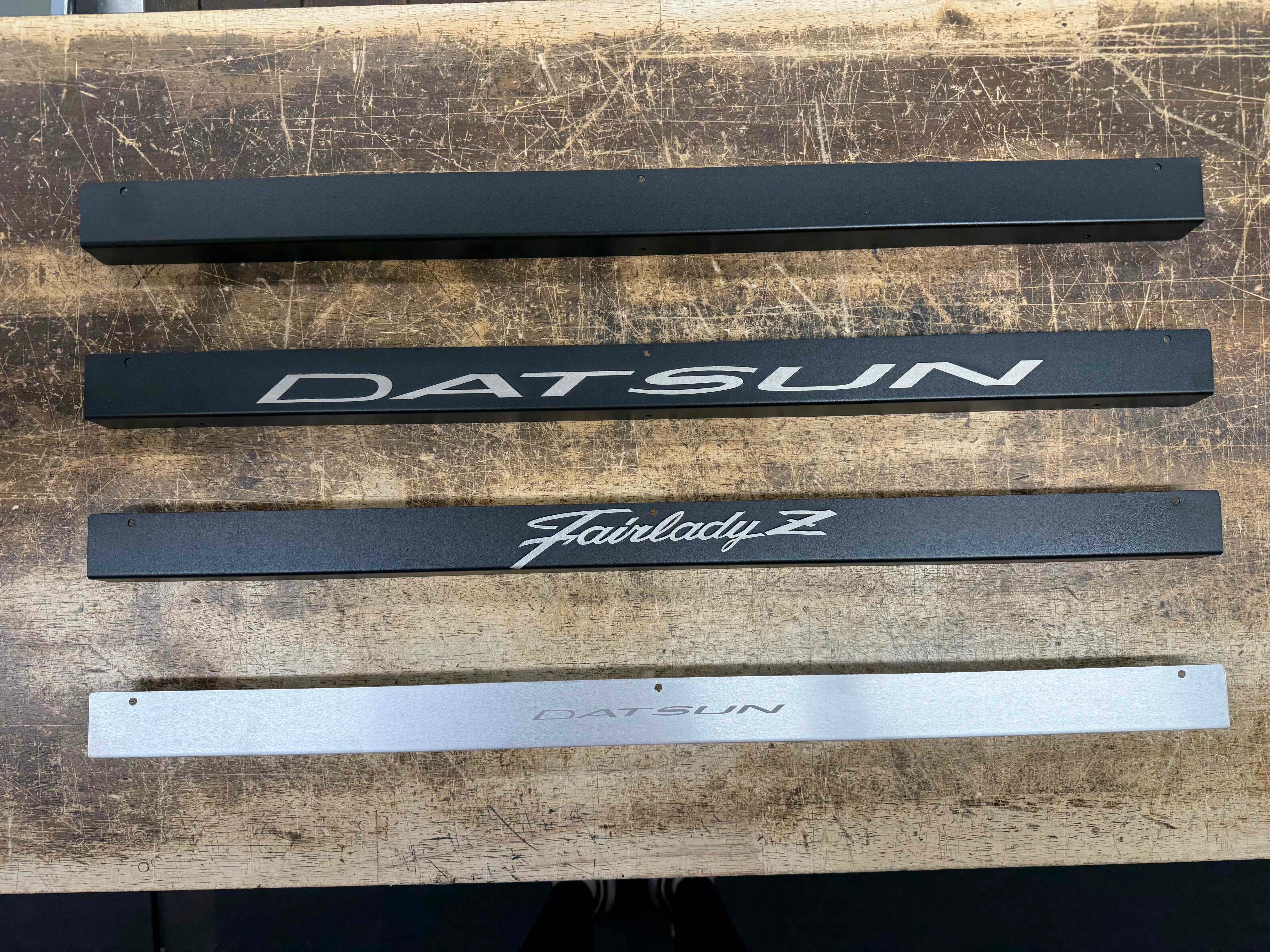 THRESHOLD PLATES, ENGRAVED ALUMINUM | DATSUN | 240Z | 260Z | 280Z