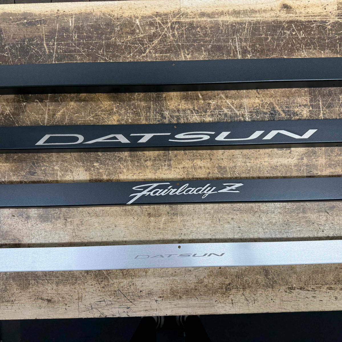 THRESHOLD PLATES, ENGRAVED ALUMINUM | DATSUN | 240Z | 260Z | 280Z