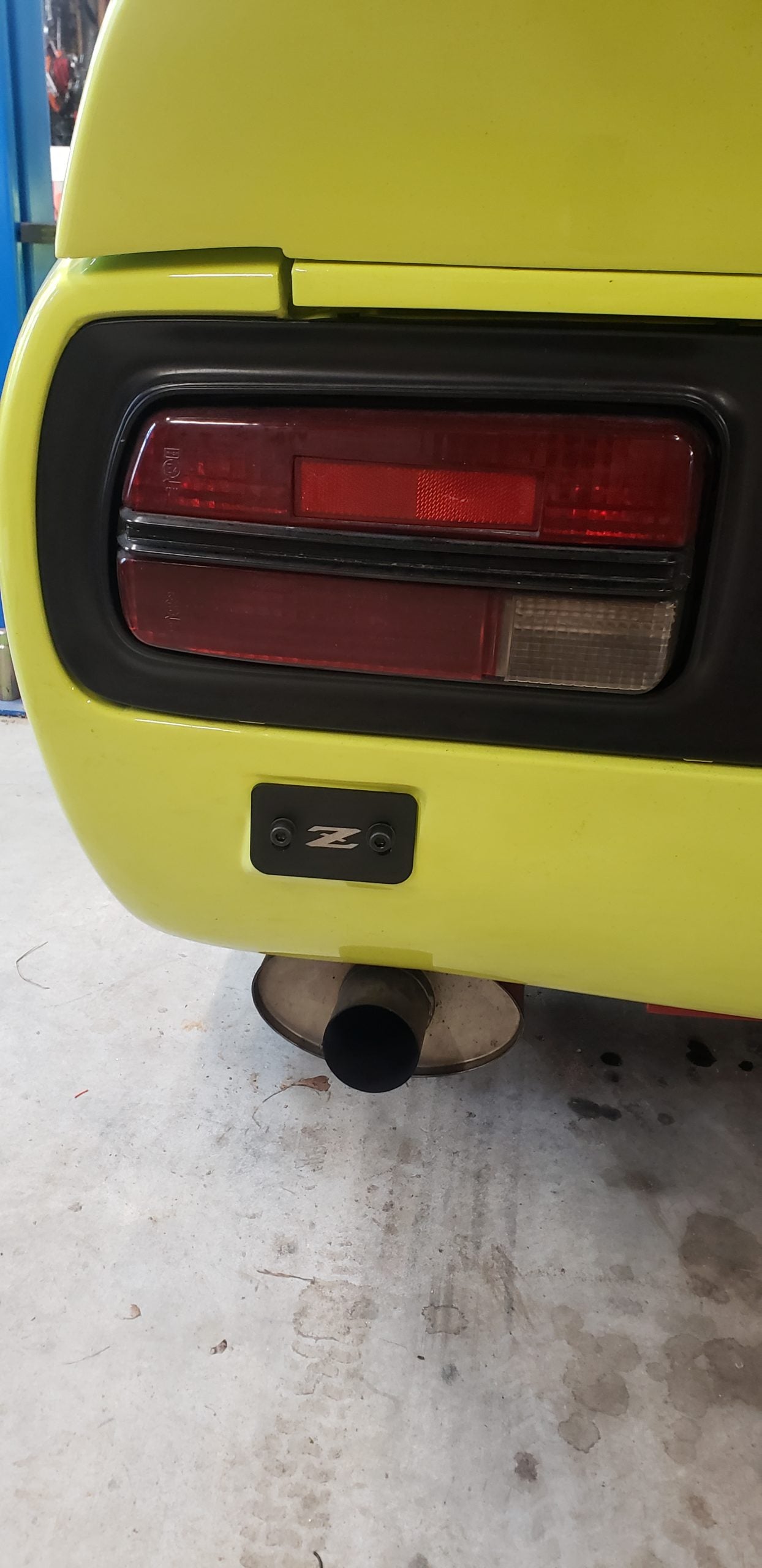 240Z Rear Bumper Delete Plate