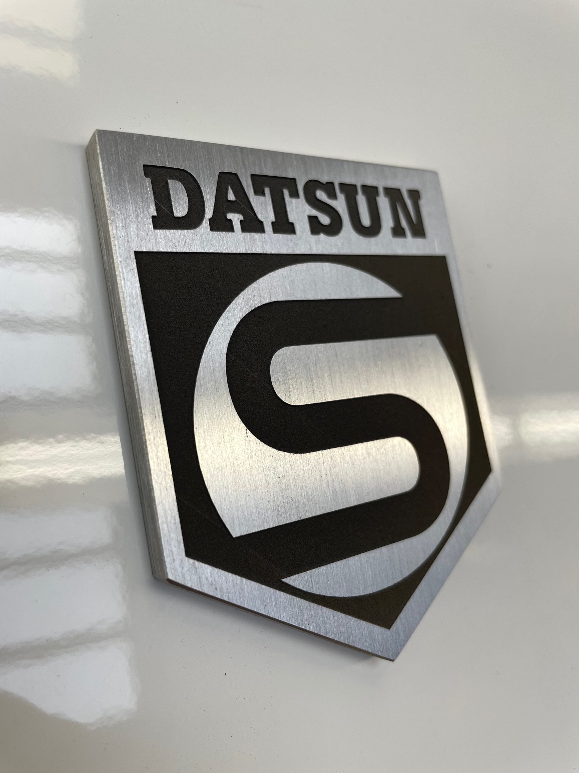 DATSUN Aluminum Badge