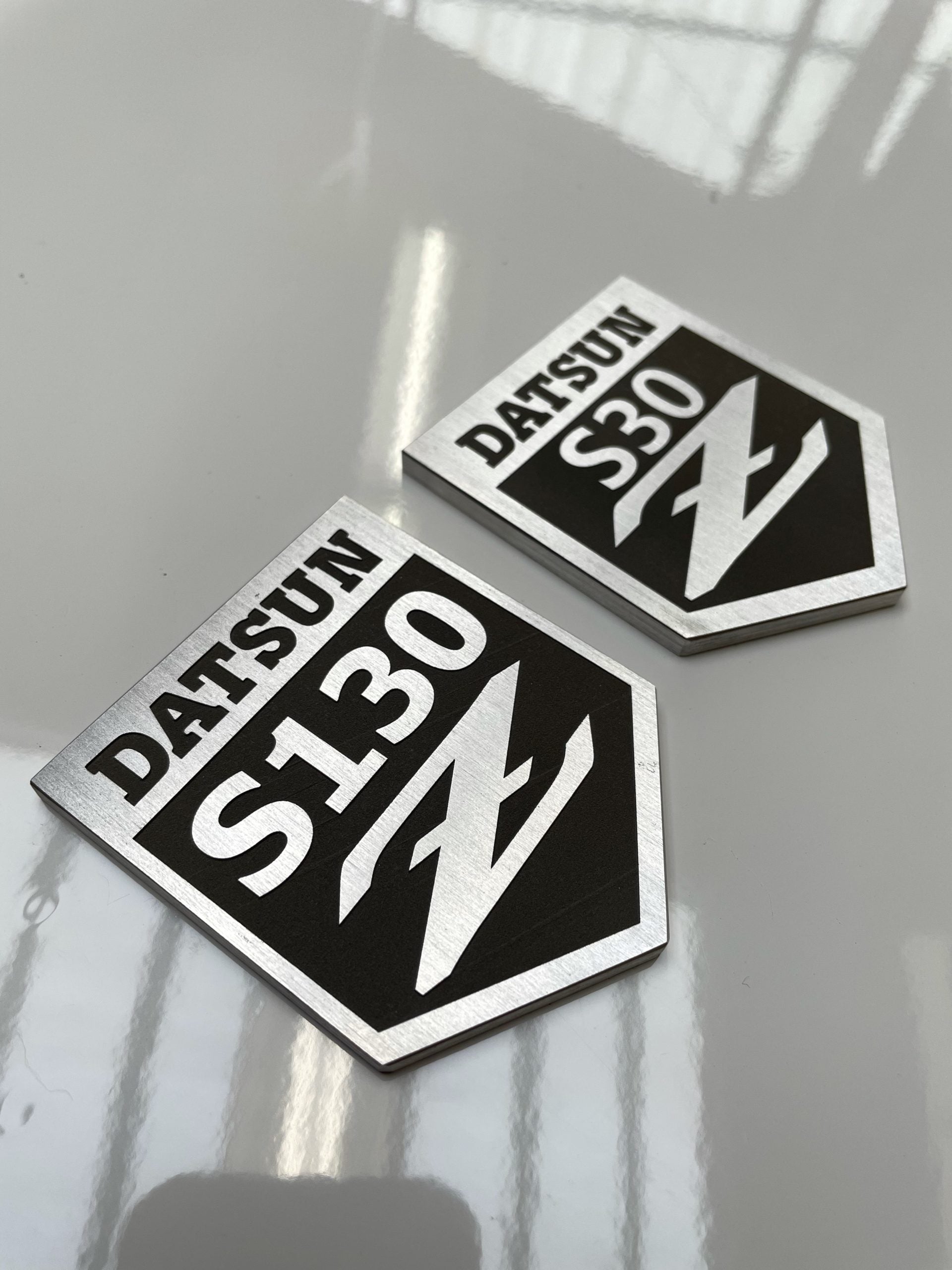 ALUMINUM BADGE | DATSUN