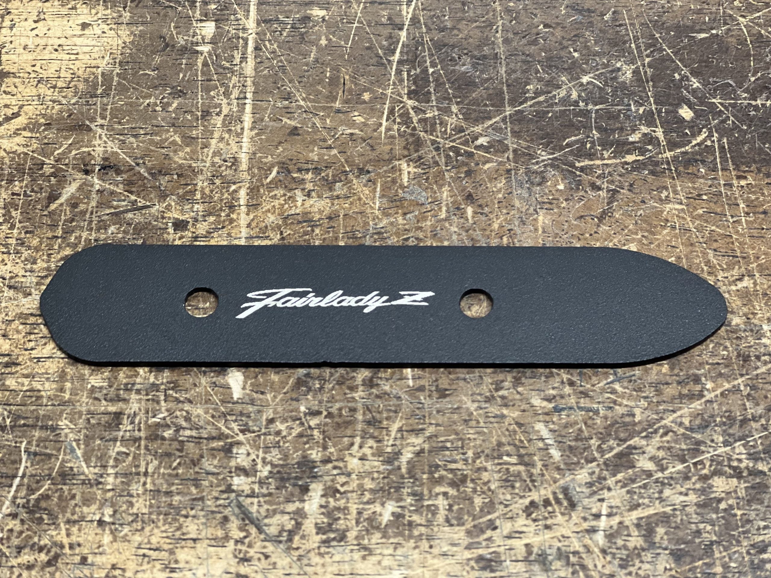 S30 Door Mounted Mirror Delete, engraved FairladyZ