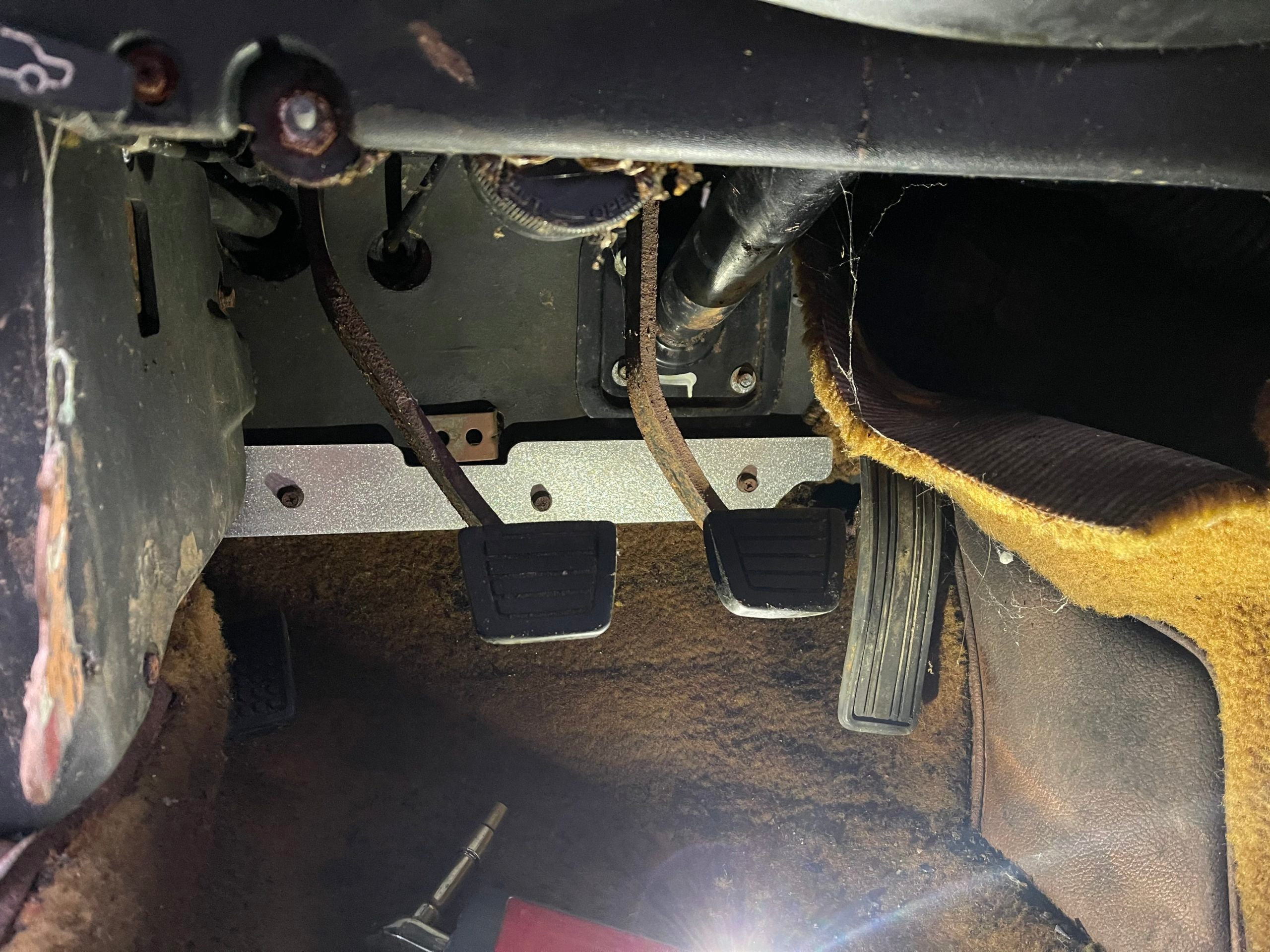 280Z Firewall Carpet Hold Downs