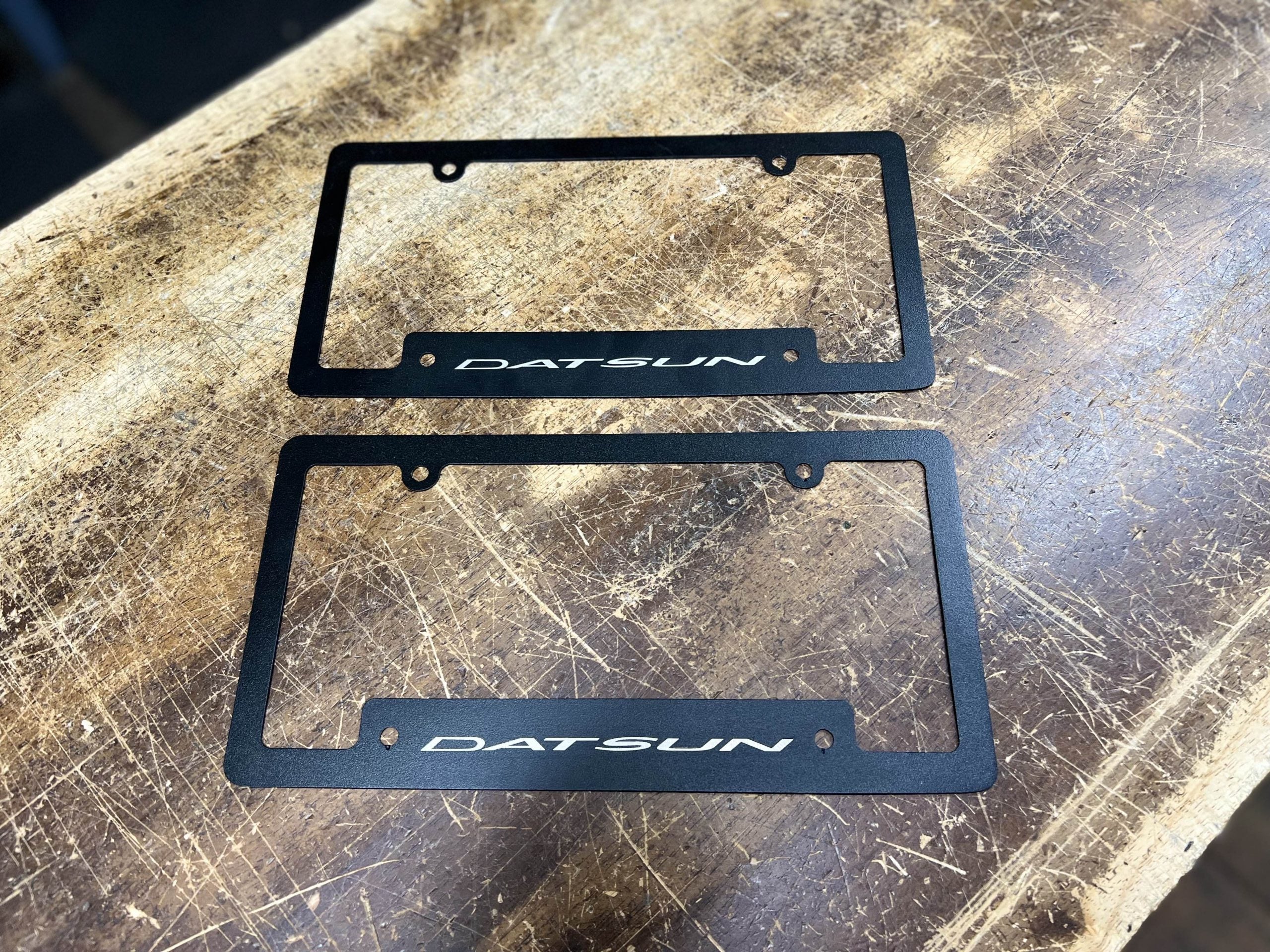 Engraved License Plate Holder - DATSUN