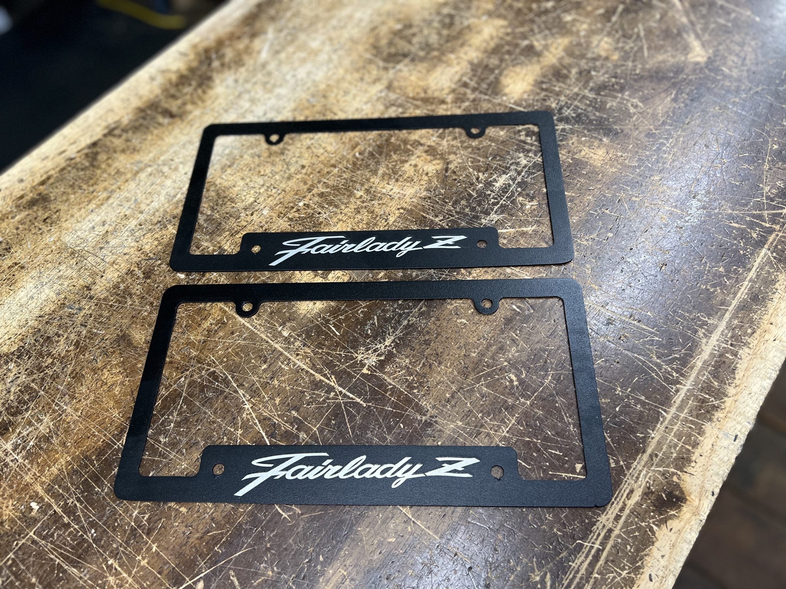 Engraved License Plate Holder - FairladyZ