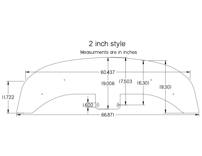 280ZX 2-INCH Front Splitter for Aftermarket Air Dam(s) - specs